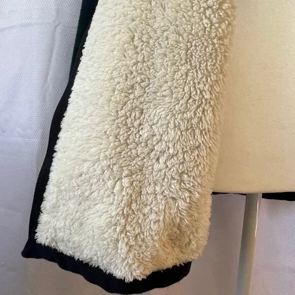 L.L.Bean Scotch Plaid Flannel Shirt Sherpa-Lined Zip Hoodie - Picture 10 of 14